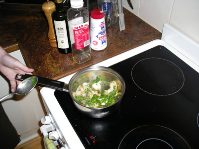 Frying Herbs